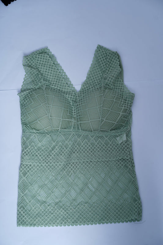 FULL SAMEEZ IMPORTED NET FOAM PADDED BRA - My Store