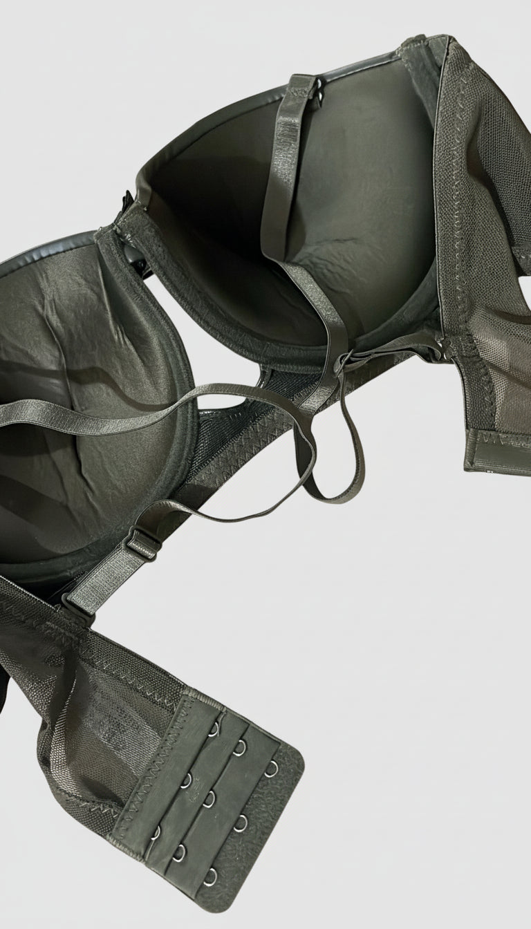 Premium Leather Bra & Panty Set