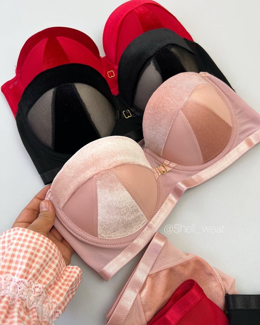 Velvet Padded Set - My Store