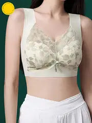 Elegant Floral Lace Wireless Bra for Women - My Store
