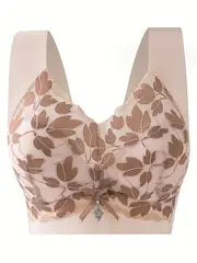 Elegant Floral Lace Wireless Bra for Women - My Store