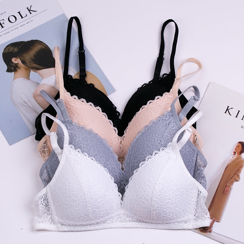 FRONT NET V SHAPE BRA SET SUPER SOFT - My Store