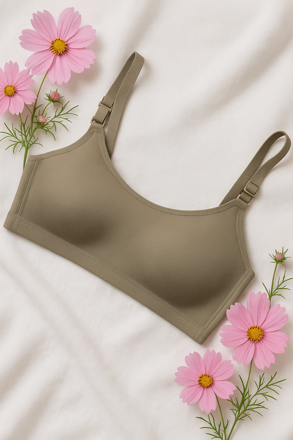 Wireless T-Shirt Bra with Adjustable Straps - My Store