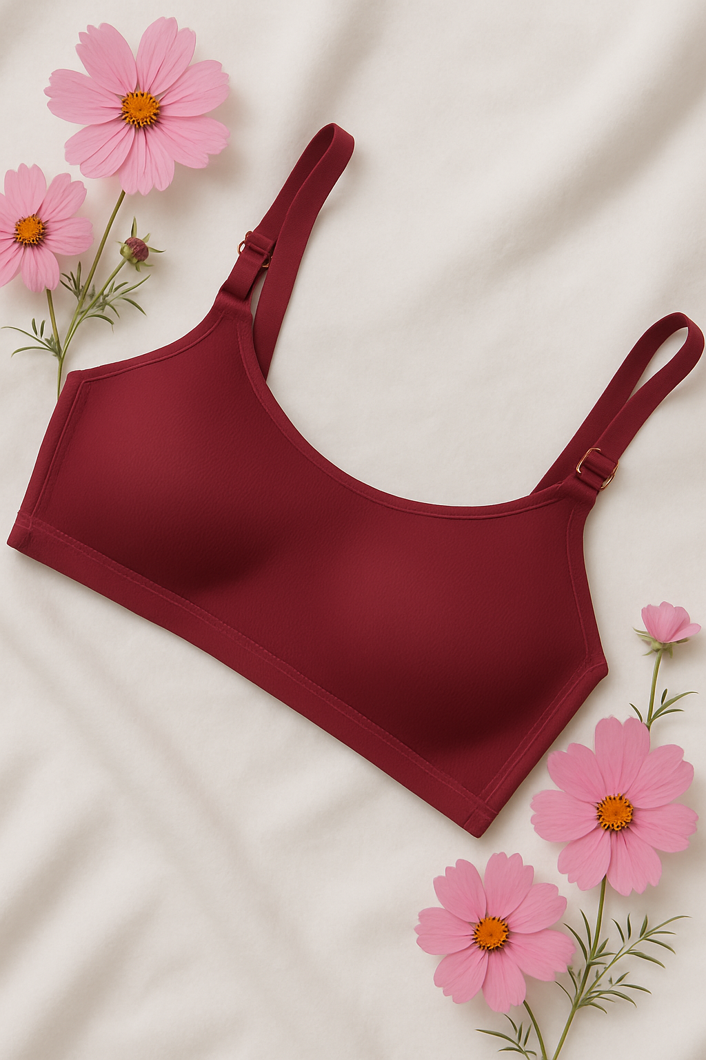 Wireless T-Shirt Bra with Adjustable Straps - My Store