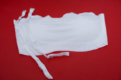 SINGLE PADDED BLOUSE WITH DEATTACHABLE STRIPS - My Store