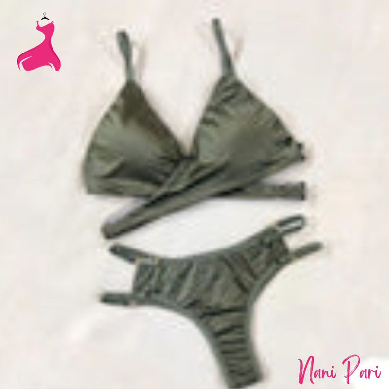 Slik Bralette T- Penty Set - My Store
