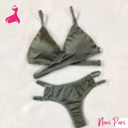 Slik Bralette T- Penty Set - My Store