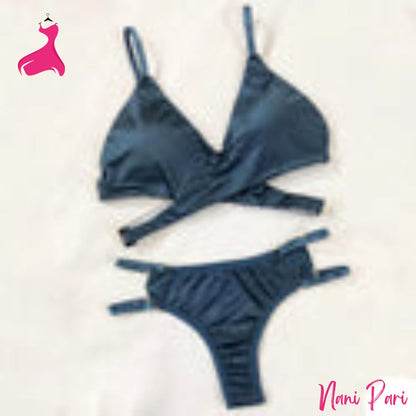 Slik Bralette T- Penty Set - My Store