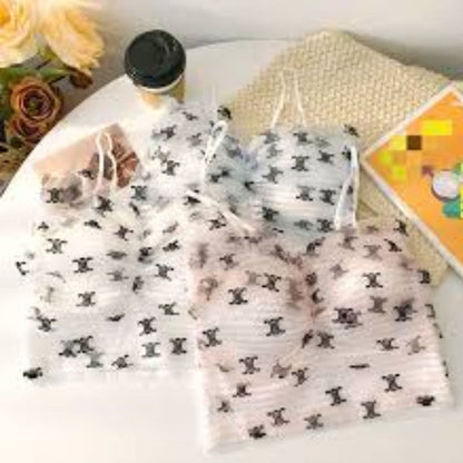 Light Colour Net Padded Top - My Store