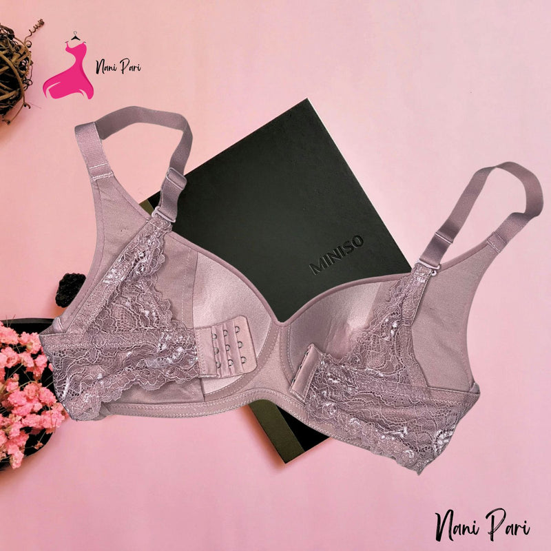 Thai Plain Imported Padded Bra For Extra cup & Sizes - My Store