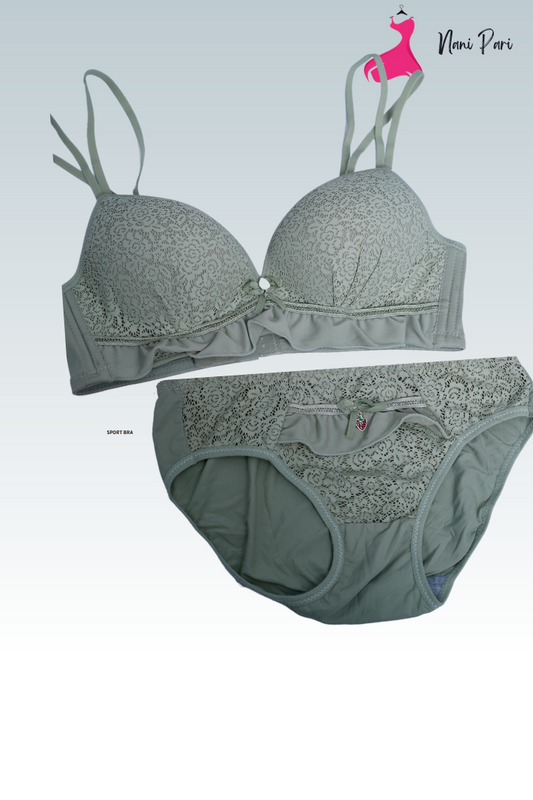 Stylish NetPadded Bra & Panty - My Store