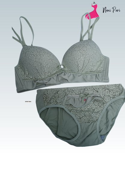 Stylish NetPadded Bra & Panty - My Store