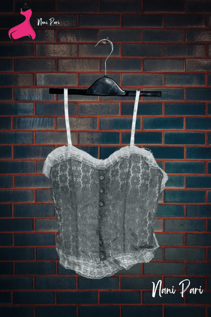 Front Net Padded Fancy Top - My Store
