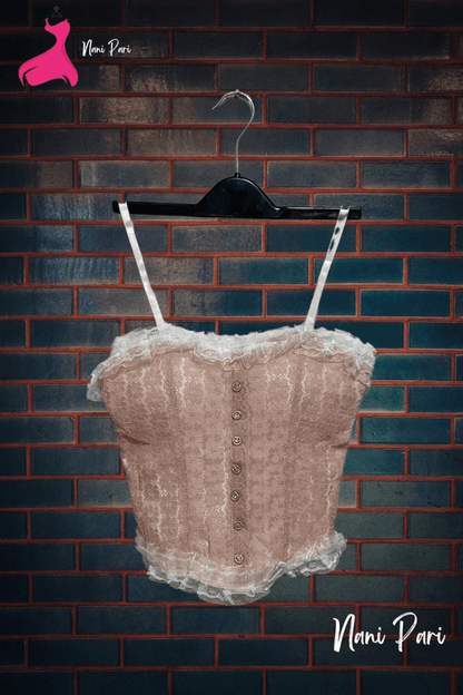 Front Net Padded Fancy Top - My Store