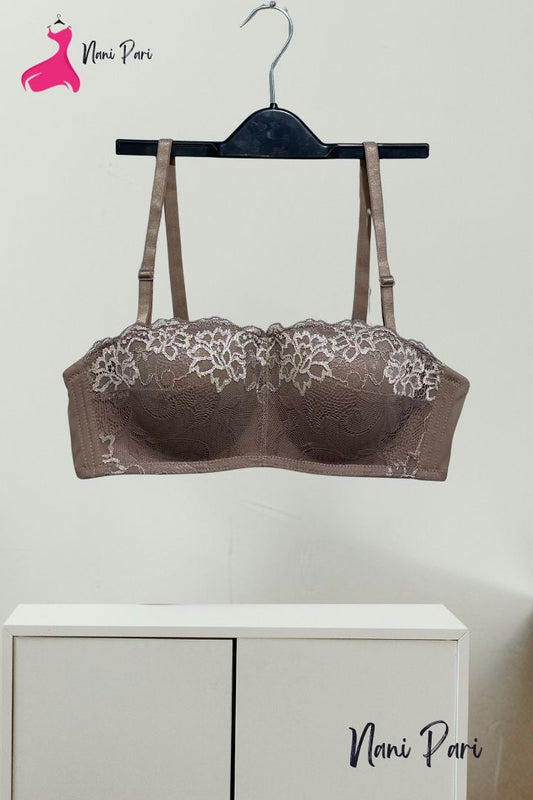 IMPORTD THAI. PREMIUM THIN PAD FLORAL EDGE LACE BRA - My Store