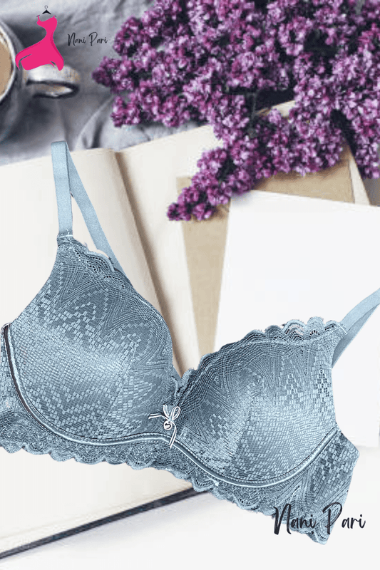 Front Net Thin Padded Stylish Bra - My Store