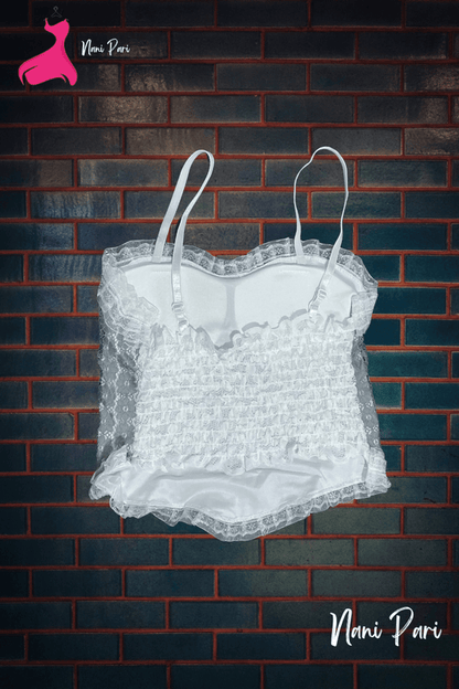 Front Net Padded Fancy Top - My Store