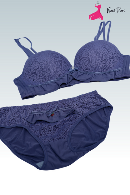Stylish NetPadded Bra & Panty - My Store
