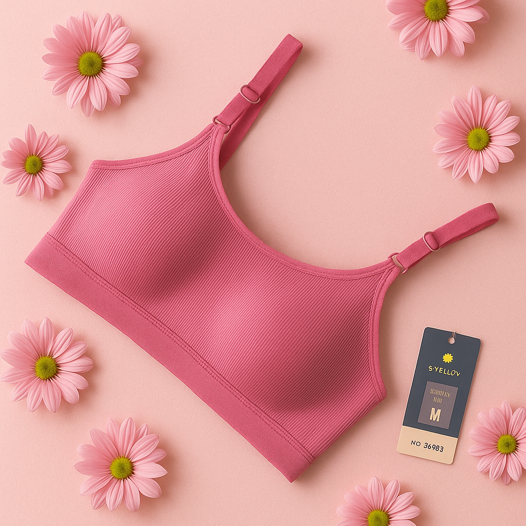 Wireless T-Shirt Bra with Adjustable Straps - My Store