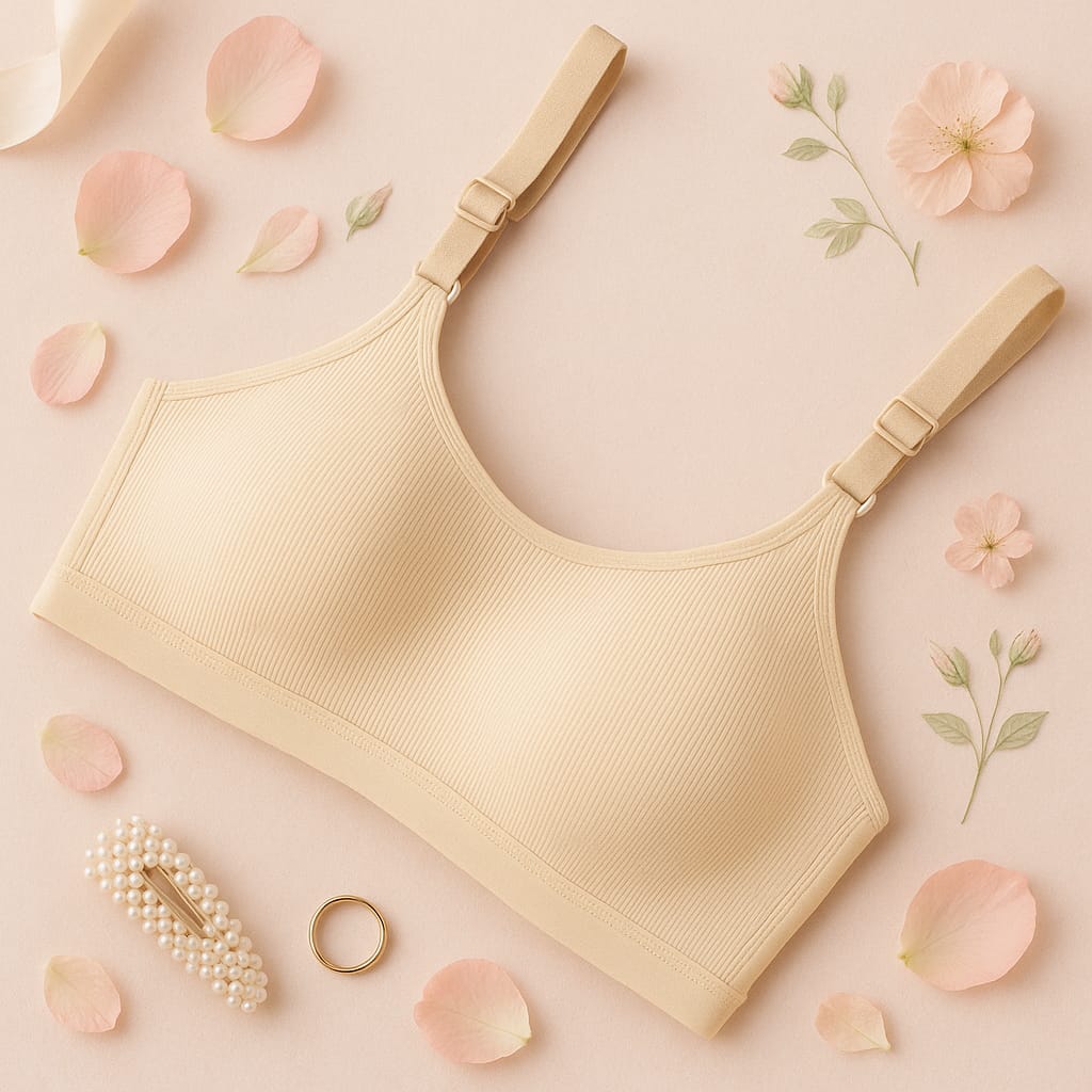 Wireless T-Shirt Bra with Adjustable Straps - My Store