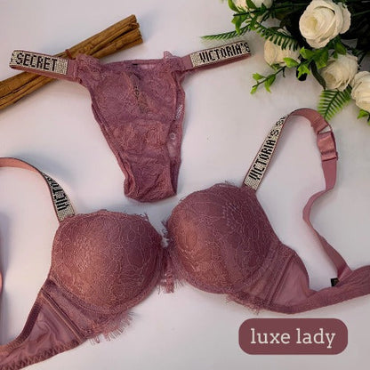 Victoria’s Secret Embroidered Bra & Panty Set - My Store