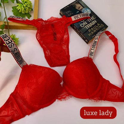 Victoria’s Secret Embroidered Bra & Panty Set - My Store