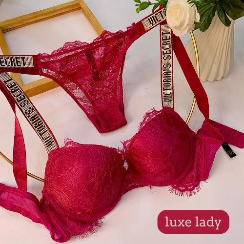 Victoria’s Secret Embroidered Bra & Panty Set - My Store