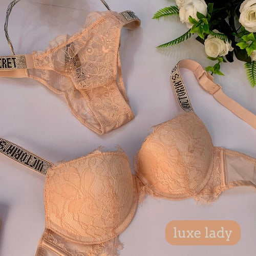 Victoria’s Secret Embroidered Bra & Panty Set - My Store