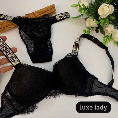 Victoria’s Secret Embroidered Bra & Panty Set - My Store