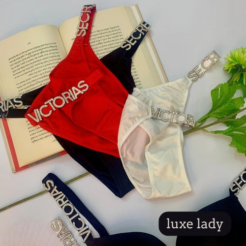 Victoria’s Secret Stylish Straps Bra & Panty Set - My Store