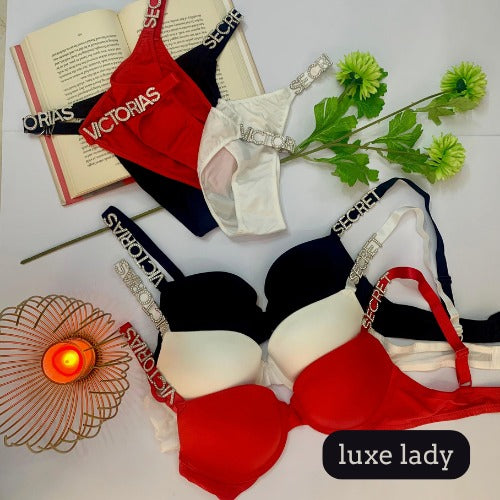 Victoria’s Secret Stylish Straps Bra & Panty Set - My Store