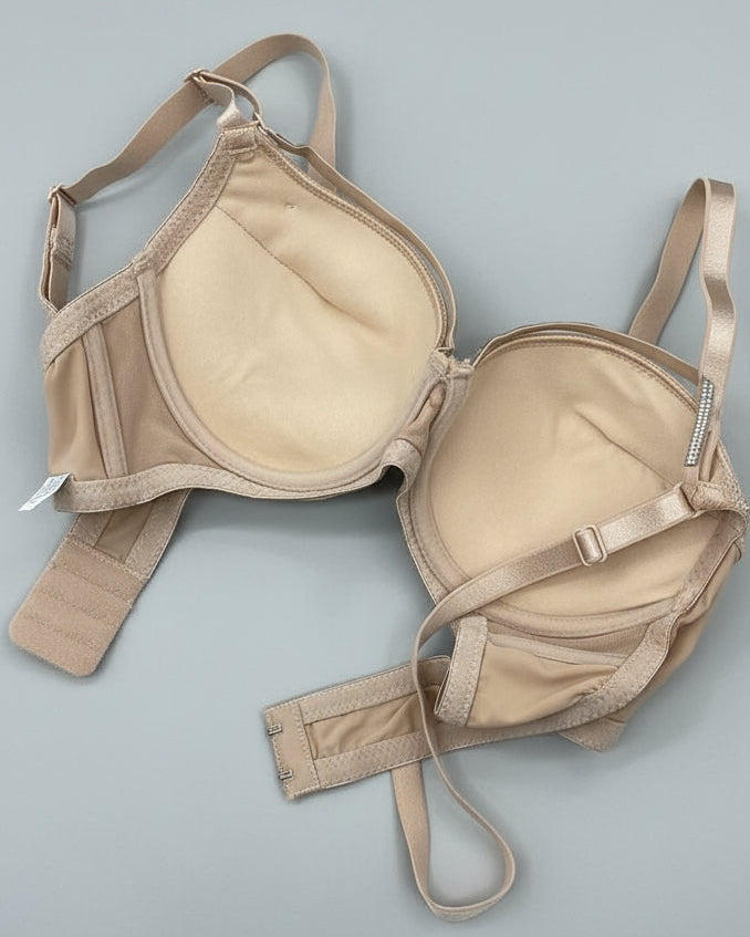 Double Foam Bra With Stone Edges