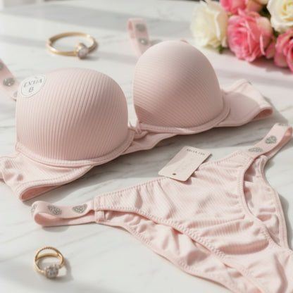 Heart Beats Strap Bra & Panty set - My Store