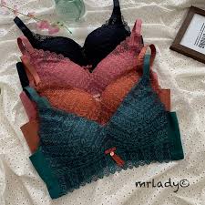 Front Net Padded Imported Bra - My Store