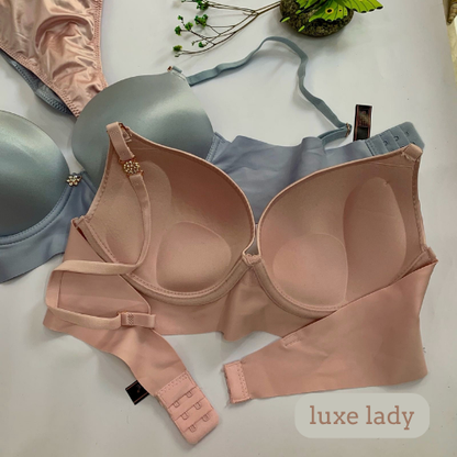 SILK LIGHT PUSH UP BRA SET - My Store