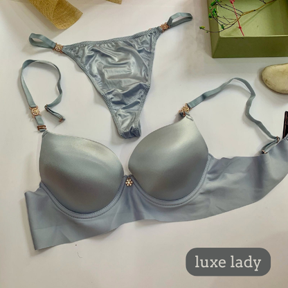 SILK LIGHT PUSH UP BRA SET - My Store